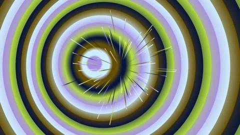 Dynamic Radial Target Rings with Bursting Light Trails Video stock 328626324