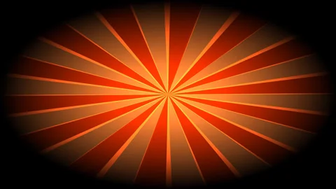 Dynamic Radiance: Captivating Patterns in Fiery Hues and Striking Shapes Stock Footage 291097198
