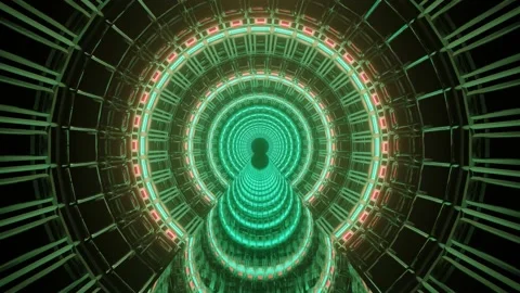 A dynamic radiant green spin Stock Footage 160833791