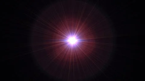 Dynamic, radiant light explodes from a glowing core Stock Illustration