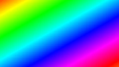 Dynamic Rainbow Gradient Rings in Motion 库存影片 291097163