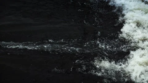 Dynamic Rapids of Vltava River Stock Footage 264670134