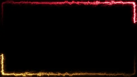 Dynamic rectangle border animation with subtle movement for backgrounds and.. Stock Footage 318820295