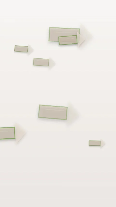 Dynamic Rectangles Illustrate Direction and Movement Stock Footage 327941446