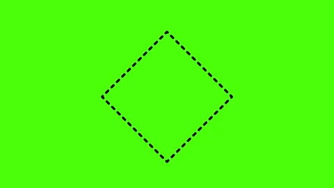 Dynamic Rectangular green screen dotted animation Stock Footage 313359032