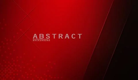Dynamic red abstract background with dark geometric shapes and diagonal lines 스톡 일러스트