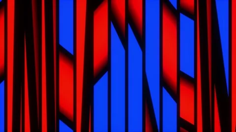 Dynamic Red and Blue Diagonal Pulse Loop Stock Footage 312399241