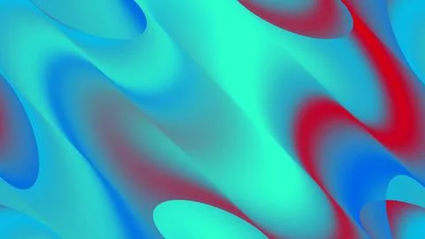 Dynamic red and blue twisted wave abstract for high energy digital marketing. Stock Illustration