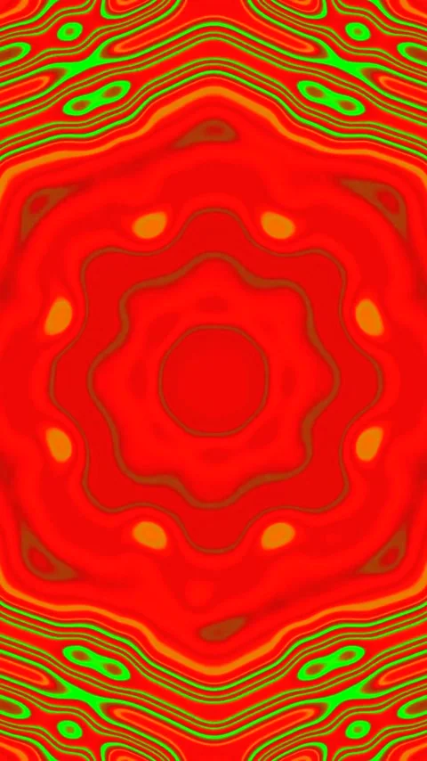 Dynamic red and green tunnel video loop creating a mesmerizing visual effec.. Stock Footage 321572894