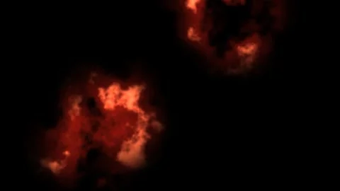 Dynamic red and orange abstract design with glowing Stock Footage 339018273
