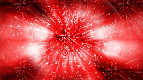 Dynamic Red Burst Background With Light Particles For Festive, Energetic, A.. Stockillustratie