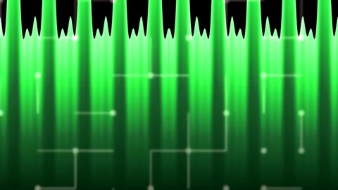 Dynamic red data visualization graph with connection lines and abstract flow Stock Footage 337497647