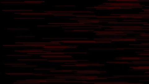 Dynamic red digital data streams flowing across a dark abstract background Stock Footage 336882725
