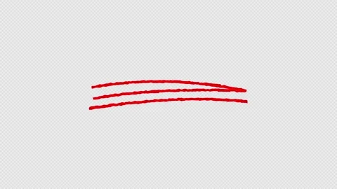 Dynamic red highlight stroke animation video Stock Footage 330432661