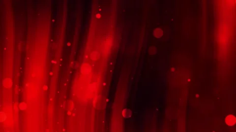 Dynamic Red Light Particles in Abstract Motion Scene. Stock Footage 334093523