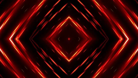 Dynamic red light patterns radiate energy for visual delight Stock Footage 292145490