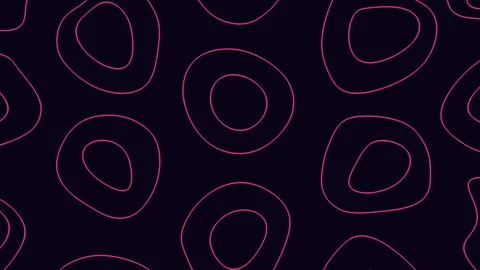 Dynamic red line seamless pattern on a black background Stock Footage 279585354