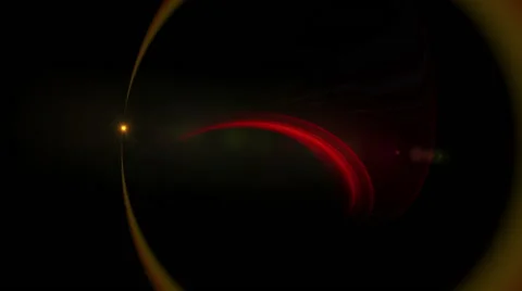 Dynamic Red Motion Forming the Shape of Bell Ringing Stock Footage 58026205