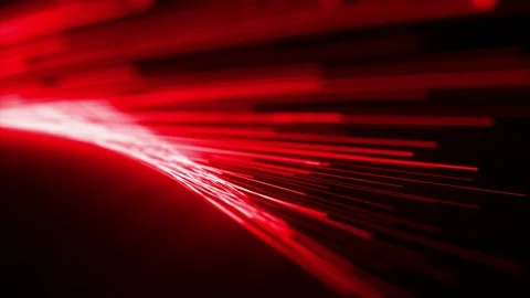 Dynamic Red Streaks on Black Background Stock Footage 297121042