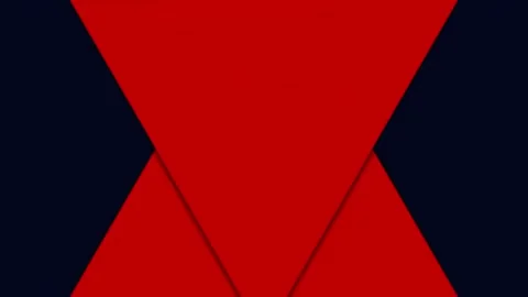 Dynamic red triangle shape transition with transparent alpha channel for pr.. Stock-Footage 343141504