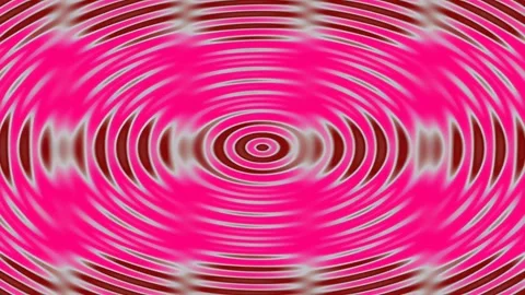 Dynamic Red Wave Ripple Background - Abstract Pulsing Energy Flow Loop Stock Footage 341056894
