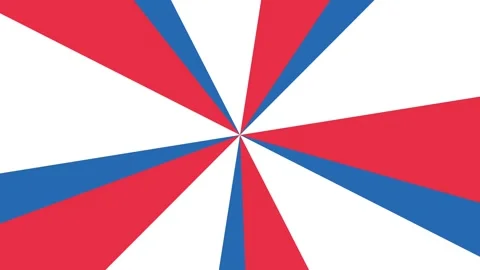 Dynamic Red White Blue Radial Burst Animation Loop. Stock Footage 340057035