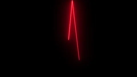 Dynamic Red Zig-Zag Light Streaks on Black Background 스톡 동영상 331194073