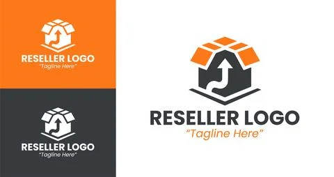 Dynamic Reseller Logo Stock Illustration