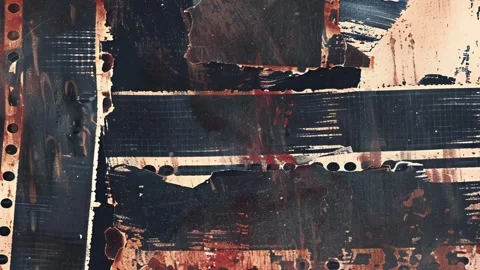 Dynamic Retro Grunge Texture Layer Stock Footage 300081301