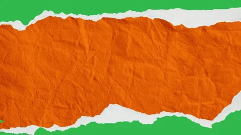 Dynamic Ripped Paper Transition on Green Screen Vídeo Stock 334608734