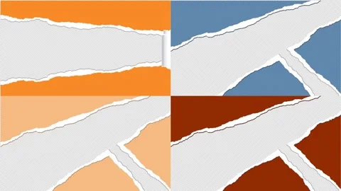 Dynamic Ripped Paper Transition Video Footage with Alpha Channel, Torn paper Video stock 321251450