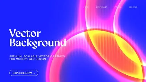 Dynamic ripple effect background with glowing liquid shapes and an abstract.. Stock Illustration