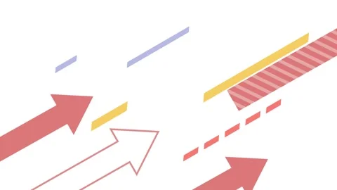 Dynamic Rising Arrow Background Animation with a Sense of Speed Stock Footage 316286820