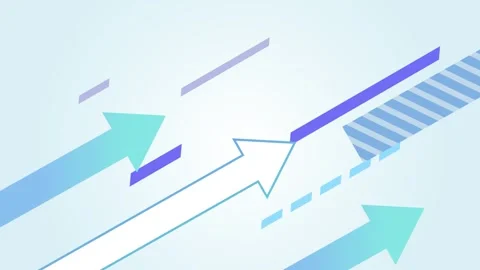 Dynamic Rising blue  Arrow Background Animation with a Sense of Speed Stock Footage 316286815
