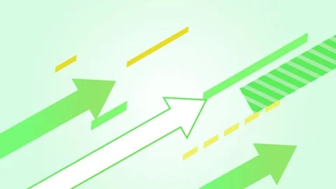 Dynamic Rising  green Arrow Background Animation with a Sense of Speed Stock Footage 316286806