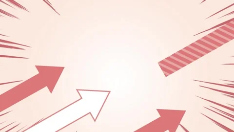 Dynamic Rising red  Arrow Background Animation with a Sense of Speed Stock Footage 316286822