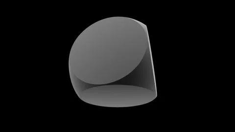 Dynamic Rotating Cube with Smooth Chamfered Edges Stock Footage 291077491