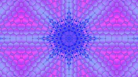 Dynamic rotating glowing patterns Stock Footage 86443227