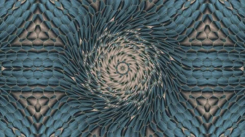 Dynamic rotating patterns. Psychedelic abstract background. Stock Footage 95026191