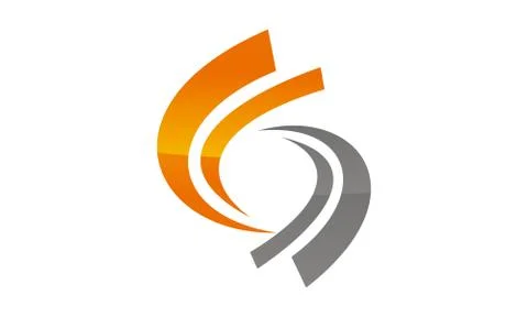 Dynamic Rotation Logo Design Template Vector Stock-Illustration