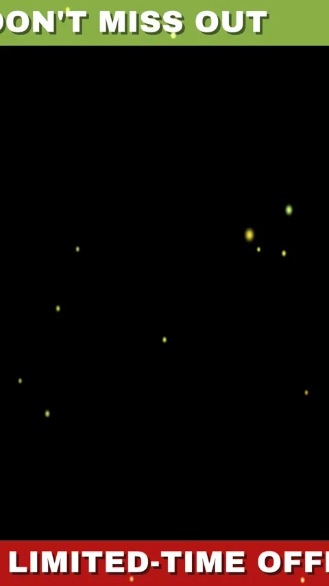 Dynamic sale animation with glowing elements Stock Footage 316543209