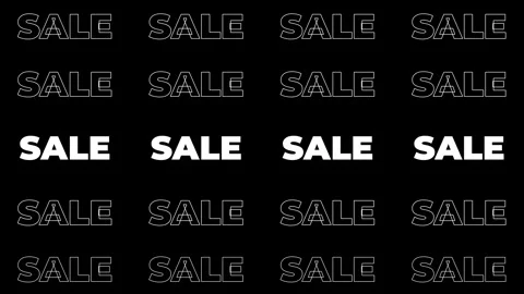 Dynamic Sale Promotion Background Loop for Retail Marketing and Online Shopp Видео 340028294