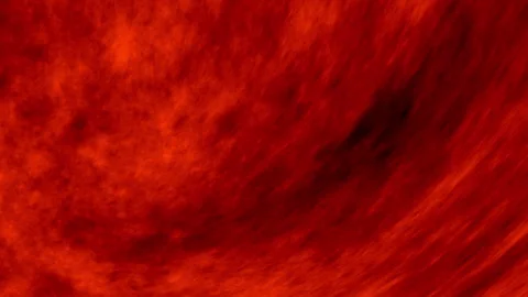 Dynamic scene of intense flames and vibrant fiery textures. Solar energy Stock Footage 277163691