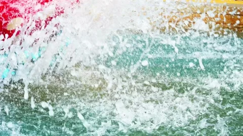 A dynamic scene of water splashing Stock Footage 306029270
