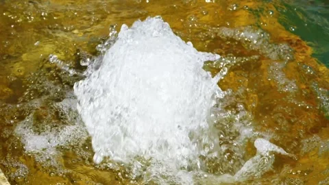 A dynamic scene of water splashing 스톡 동영상 306029328