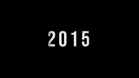Dynamic scrolling progression timeline animation of 1950 to 2015 years on a.. Stock Footage 313558323