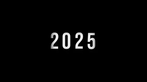 Dynamic scrolling progression timeline animation of 1950 to 2025 years on a.. Stock Footage 313558348