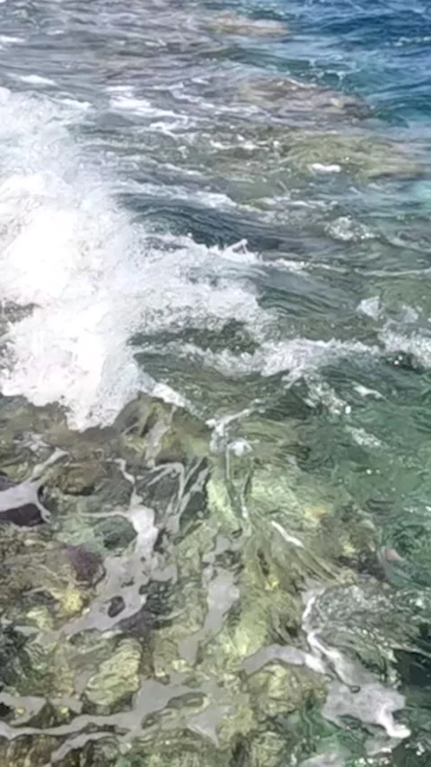 Dynamic Seascape: The Transformative Journey of Ocean Waves Captured in Two 库存影片 330095010