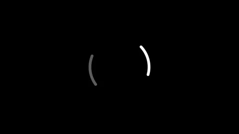 Dynamic Segmented White Circle Loading Spinner Loop 動画素材 341649378