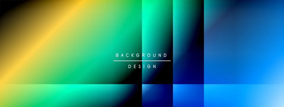 Dynamic shadow lines with gradient colors geometric background Illustrazione stock
